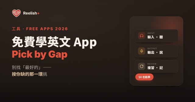 免費學英文 App 推薦